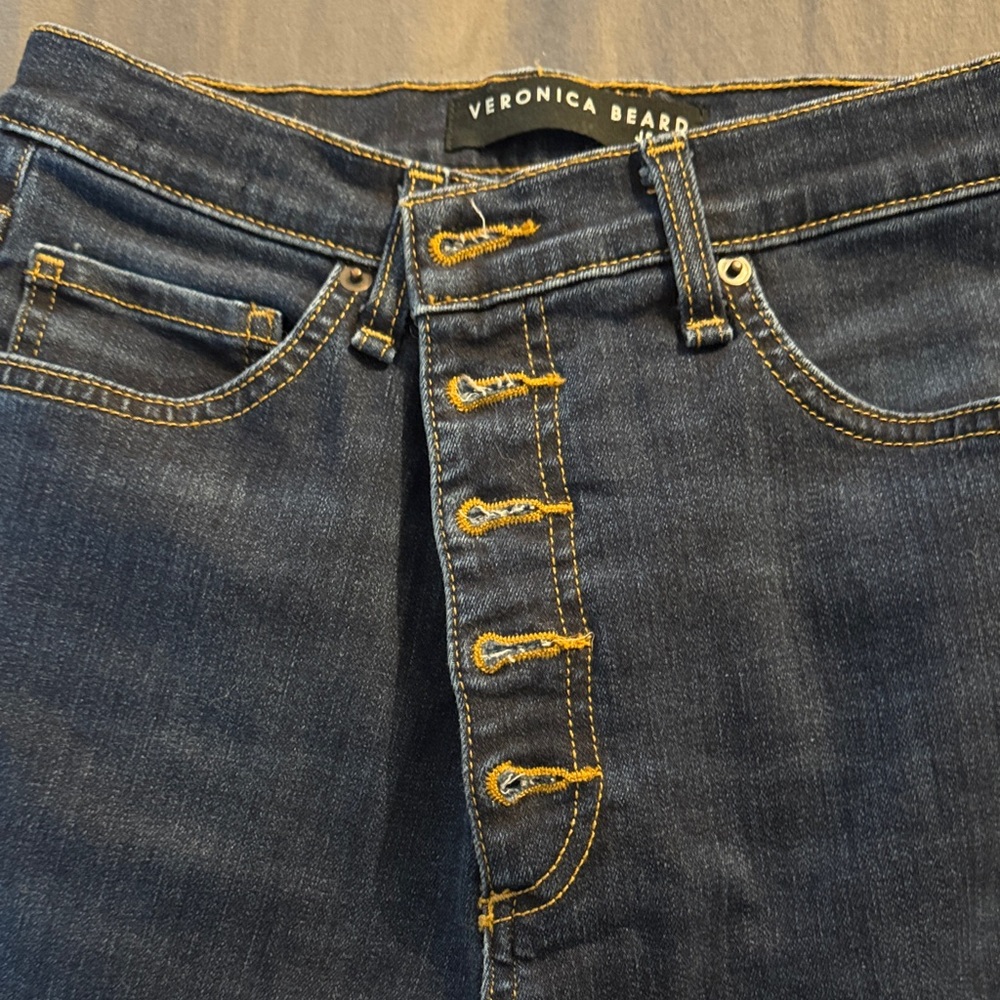 Veronica Beard High Rise Dark Blue Jeans size 28